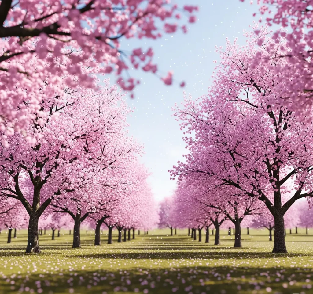 hanami festival cerezos