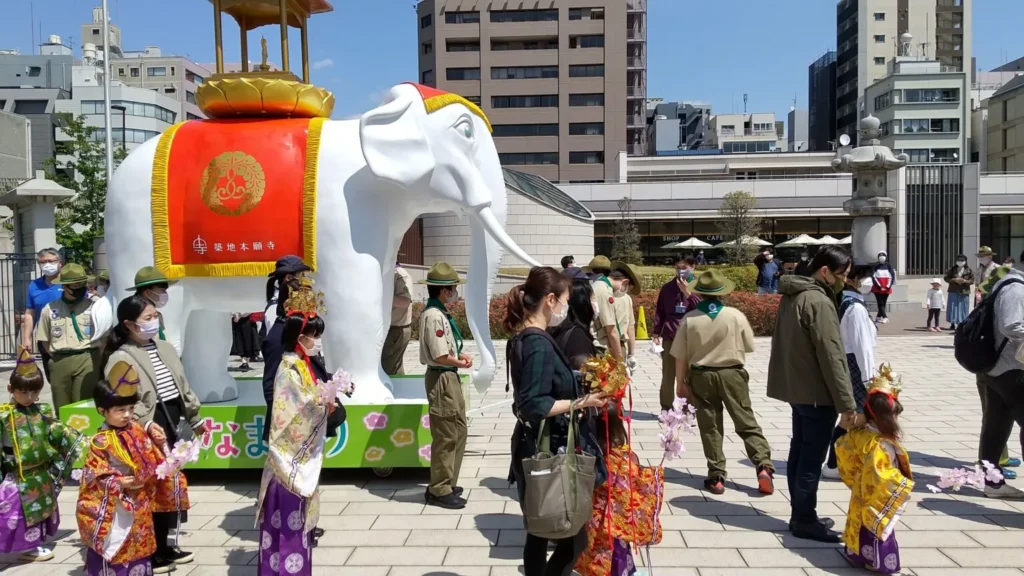 hanamatsuri cumpleaños buda